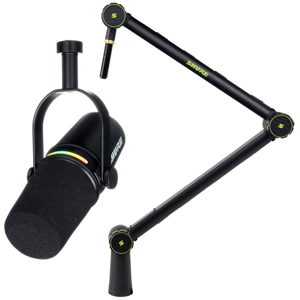 Shure MV7 Plus Broadcast Arm Bundle microphone from Shure, product photo 1